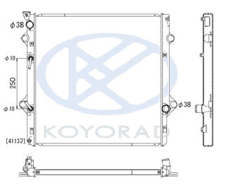 style.css KOYORAD GX460 РАДИАТОР ОХЛАЖДЕН 4.6 AT (KOYO)